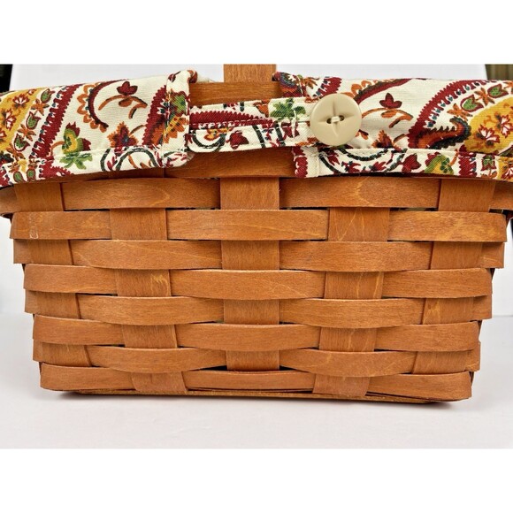 Longaberger Bundle: Halloween Trick or Treat Bag Spring Spice Basket & BB Tie On - Picture 4 of 16